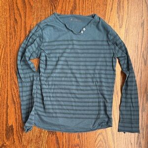 Zadig & Voltaire Striped Long Sleeve Tee - Dark Blue